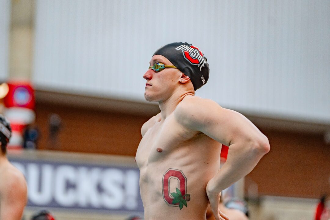 Ohio State’s Chachi Gustafson Stamps His NCAA Championship Ticket With a 1:41.47 200 Fly