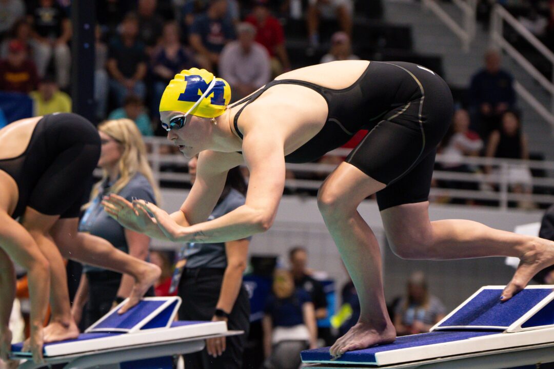 WATCH: Hannah Bellard’s 1:50.34 200 Fly Big Ten Record & Other Race Videos From Day 4 Of Big Tens