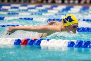Michigan’s Hannah Bellard Swims 100 Fly (LCM) PB in 59.22 at Eric Namesnik Memorial Invite