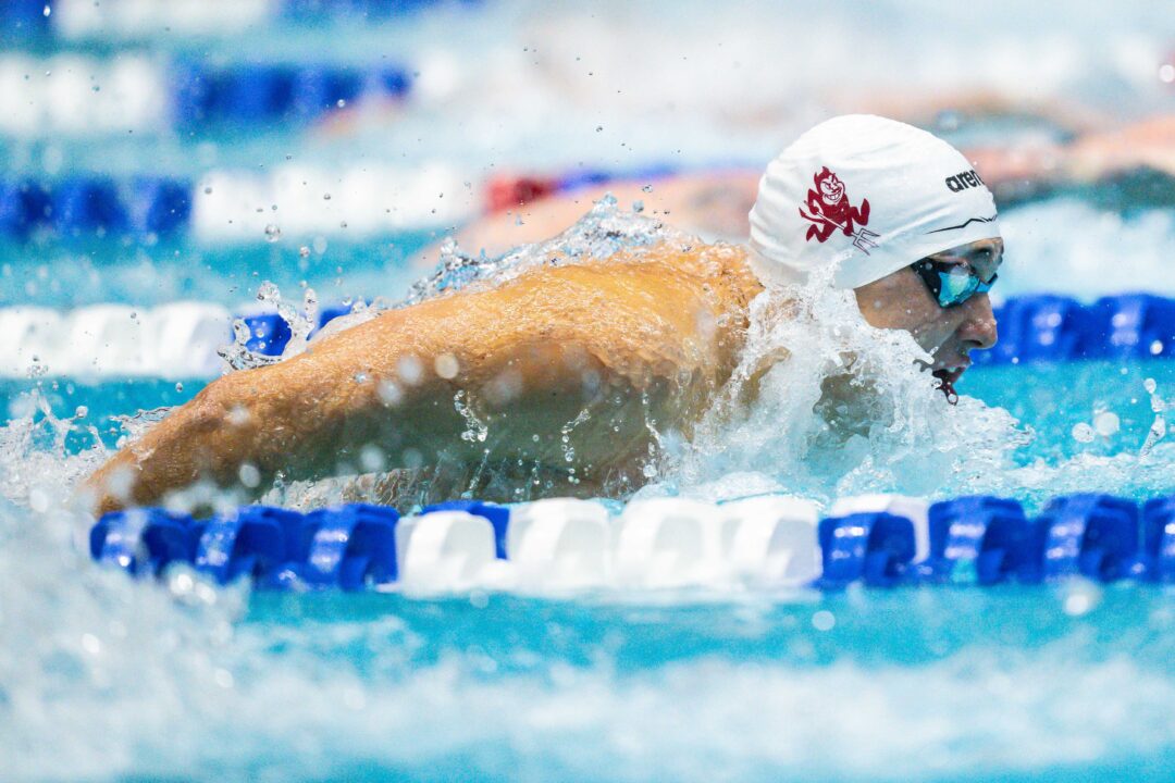 Ilya Kharun Goes 1:38 in the 200 Fly; ASU Women Shatter School Records