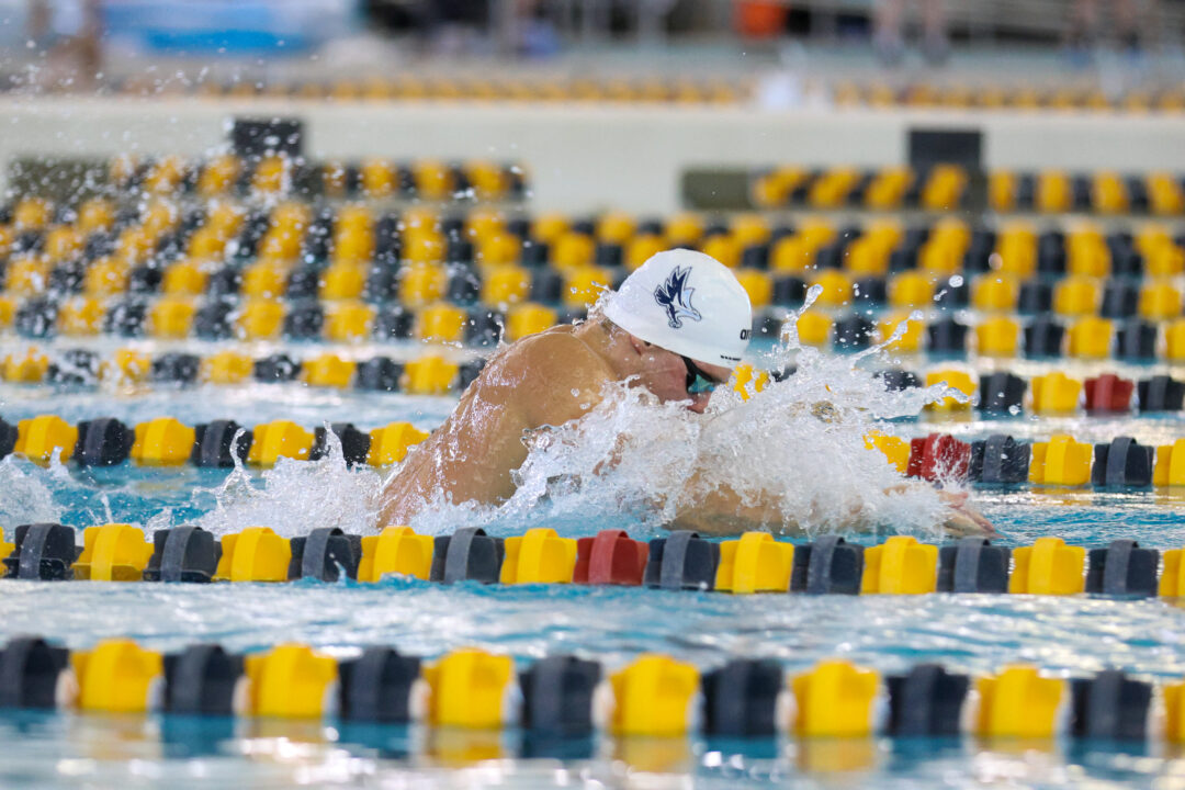 arena Swim of the Week: NAIA Record Holder Noel de Geus Rips 59.98 In 100 Breast