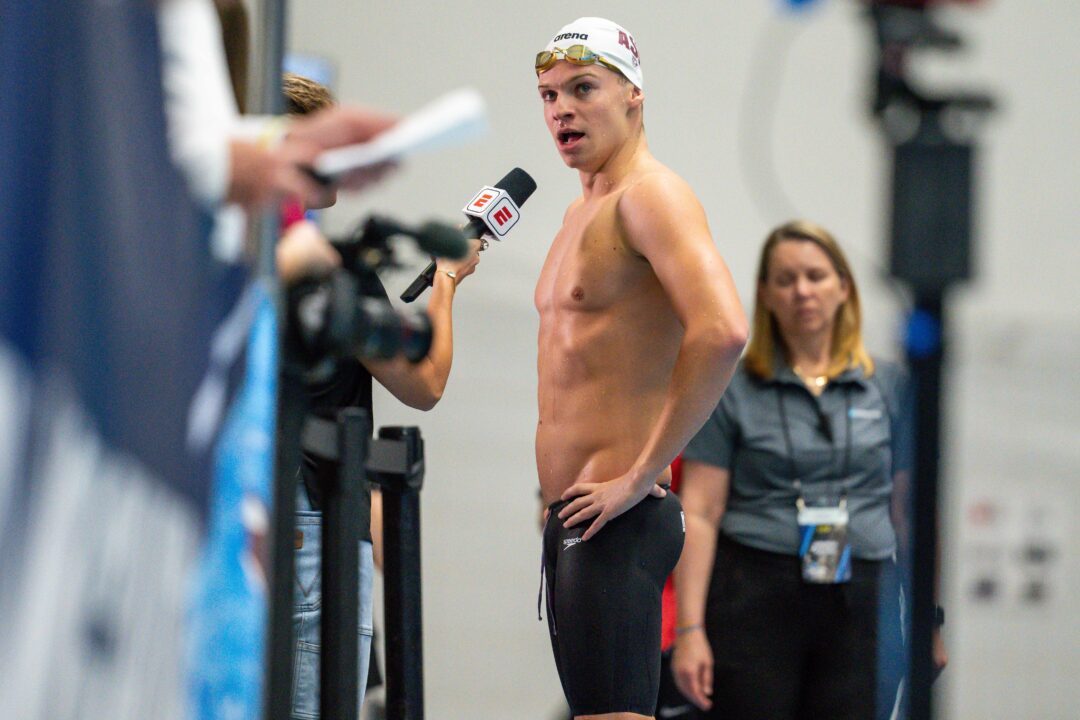 Leon Marchand Turning Pro, Done With College Swimming