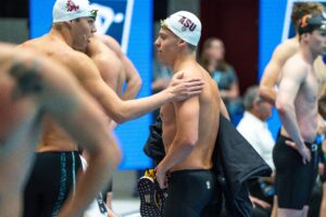 Hobson Breaks NCAA Record with 1:29.13 200 FR… Then Marchand Goes 1:28.97 in the Next Heat