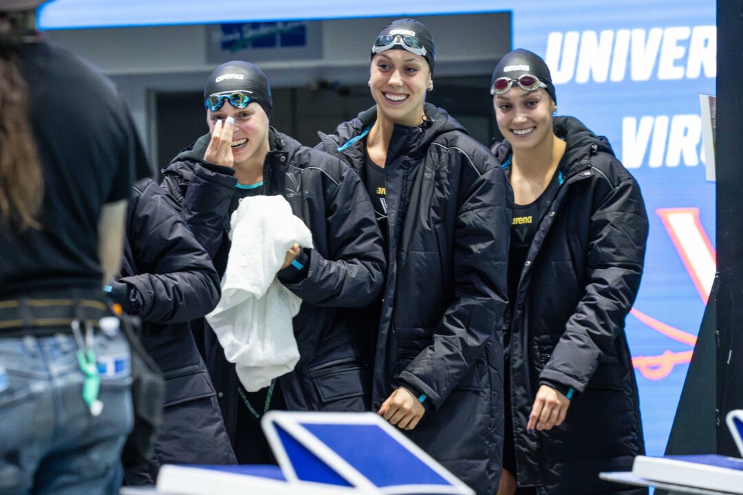 Virginia Women, Texas Men Hold Strong At Top Of CSCAA Division I Rankings