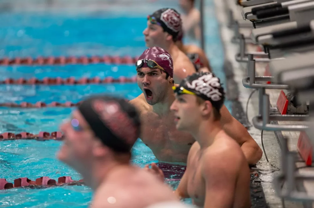 2024 Men’s MAC Champs Day 2: Santiago Sets Record with 19.12 50 FR, Anchors Medley in 41.69