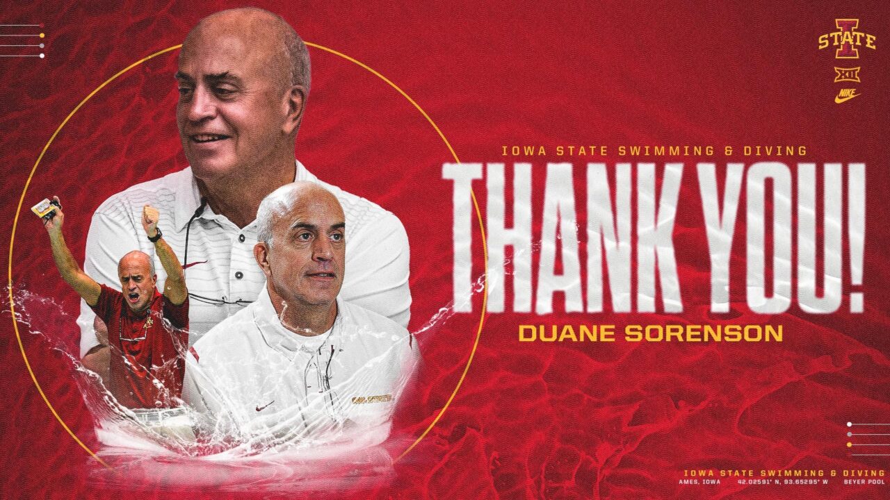 Duane Sorenson Retires After 27 Seasons as Head Coach of Iowa State Swimming & Diving