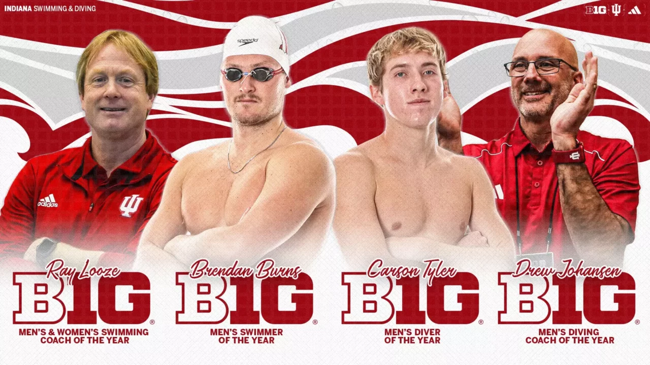 Indiana Dominates Big Ten Swimming & Diving Awards For Second Straight Year