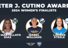 Women’s Finalists For 2024 Peter J. Cutino Award Announced