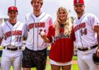 Aaron and Alex Shackell Throw Out First Pitches at Minor League Baseball Game on Sunday