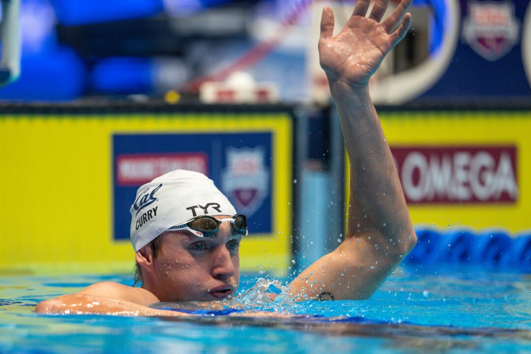 Brooks Curry on 47.5 100 Free: “I personally did not think I was going 22.2 speed on the way out”