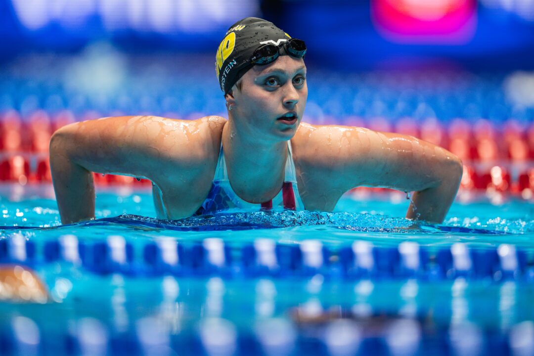 Claire Weinstein Swims 9:28 in the 1000 Free to Open Justin, Texas Sectionals