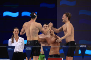 Heiko Gigler Anchors Austria To Win In 47.58 Freestyle Leg In Men’s 4×100 Medley Relay