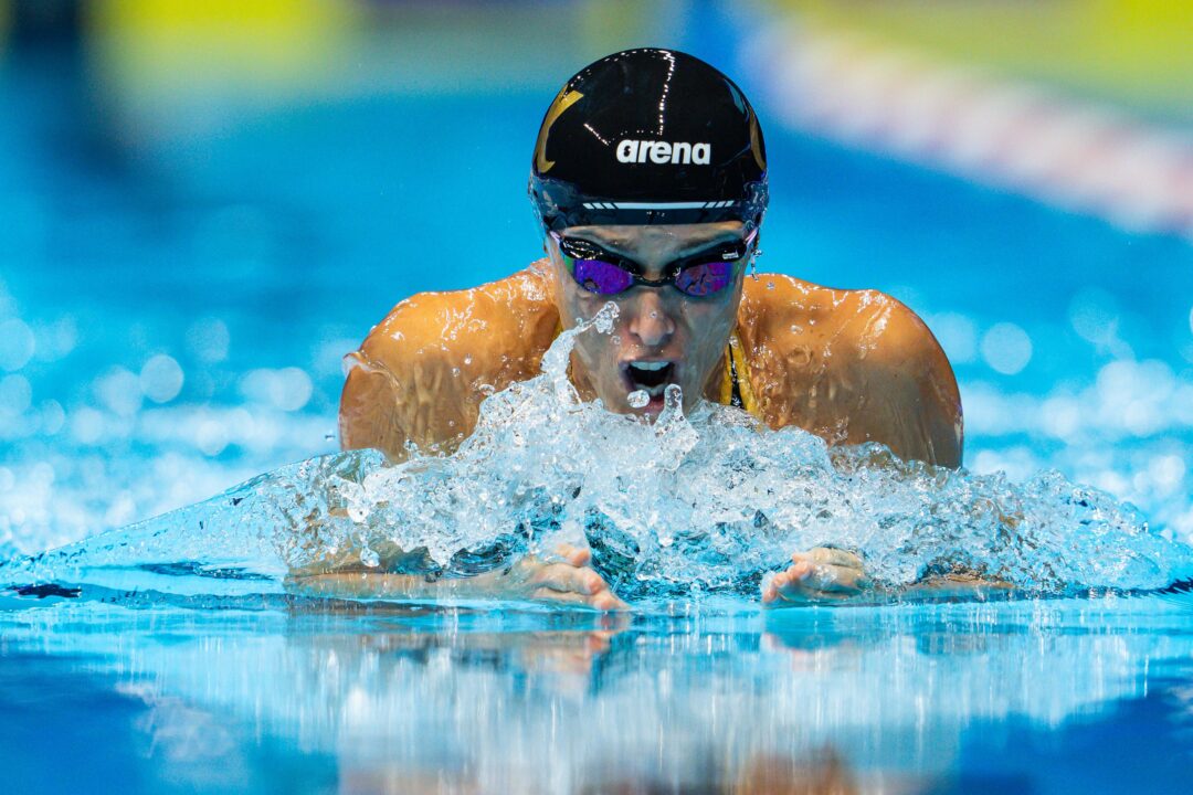 Gabby Rose, Age 47, Breaks 1 Minute in the 100 Yard Breaststroke for the First Time