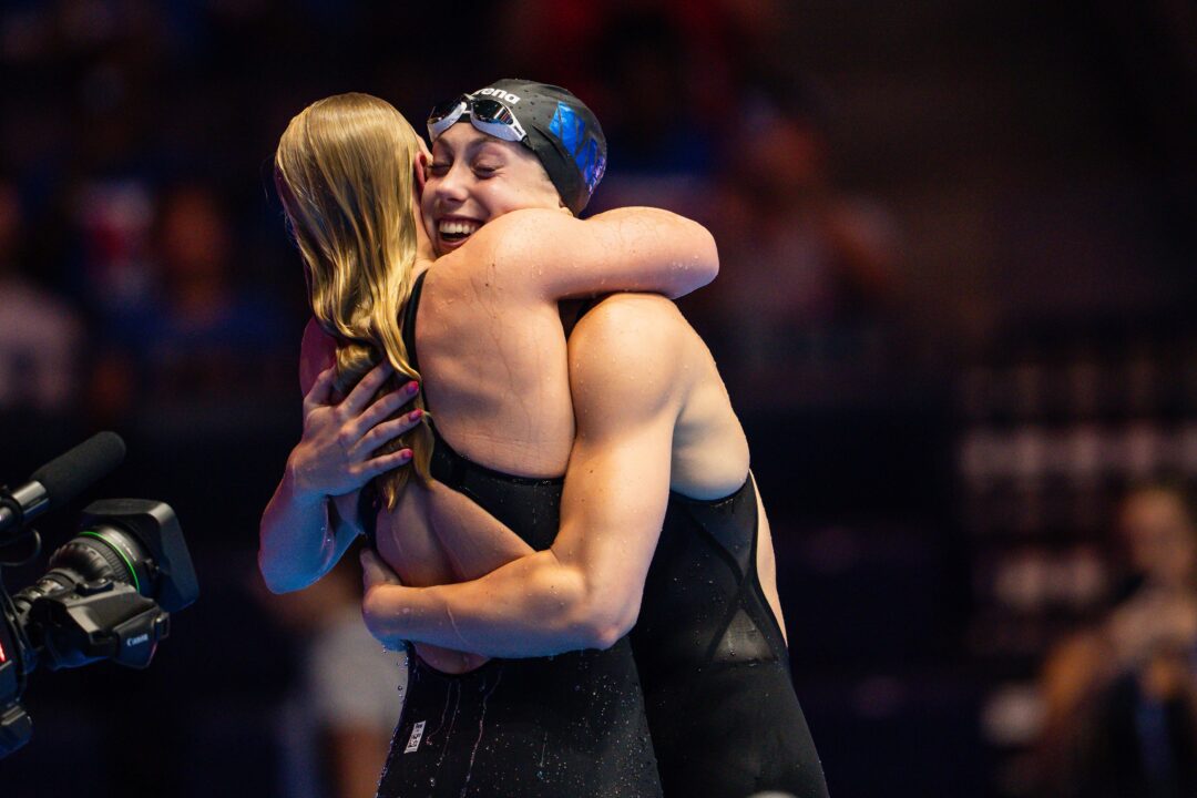 WATCH: Gretchen Walsh Embraces Sister Alex, Coach Todd DeSorbo After Making First Olympic Team