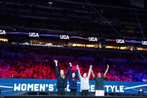Huske Splits 52.06 To Help US Women Break American Record With 3:30.02 4×100 Free Relay