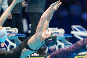 Katharine Berkoff Blasts Strong Opening Swim in 100 Back Prelims to Kick Off Olympic Debut