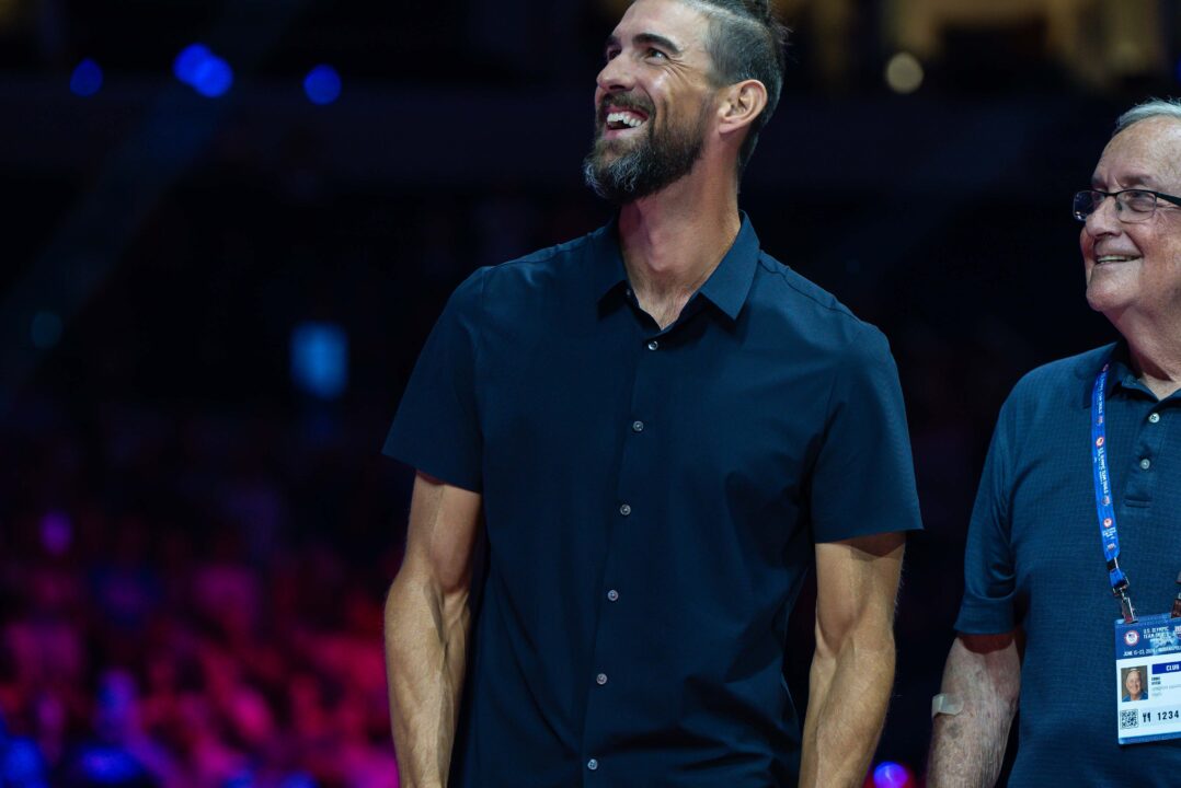 The GOAT Can Still Throw Down– Phelps Swims 9.98 In a 25 Against the Baltimore Ravens