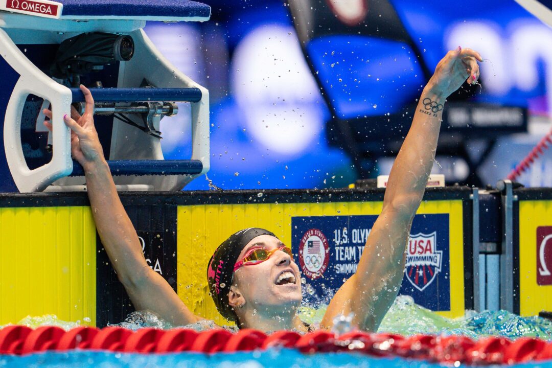 Regan Smith Breaks Kaylee McKeowns World Record in the 200 Backstroke