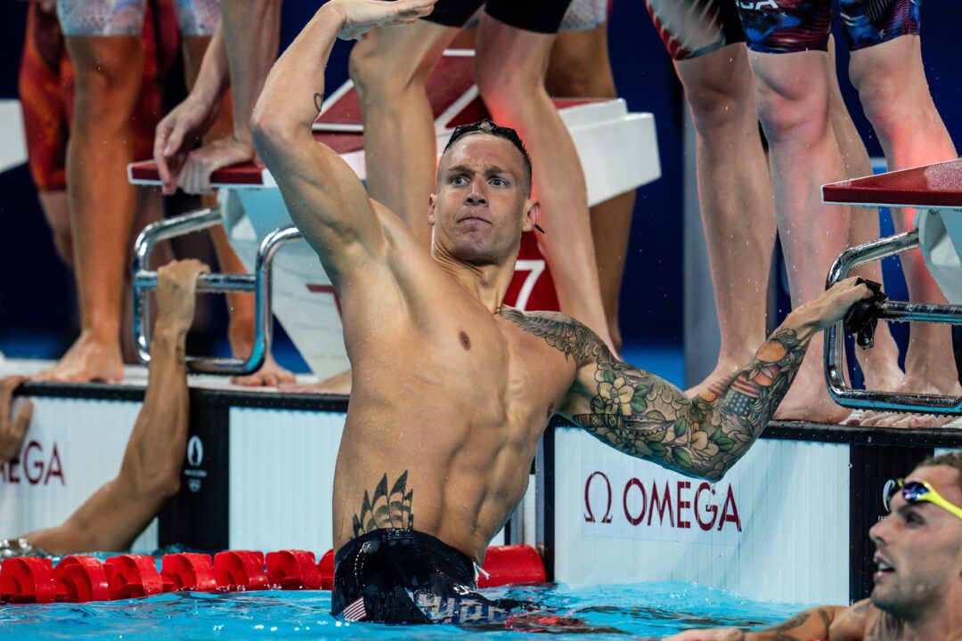 Who Was Caeleb Dressel Hugging After Missing The 100 Butterfly Final?