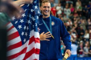 Florida Legend Tim Tebow Challenges Caeleb Dressel to a Swimming Race