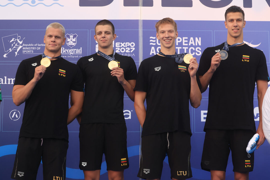 Lithuania Loses Relay-Only Swimmer, Will Need To Use Breaststroker In Men’s 4×200 Free