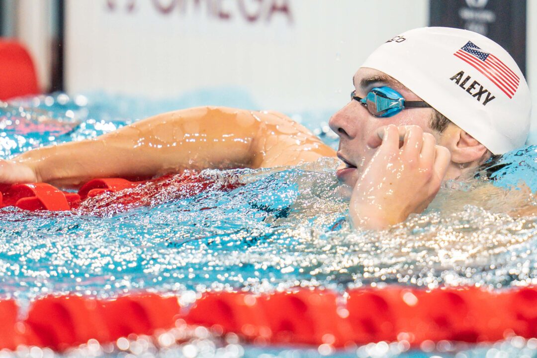 Jack Alexy Breaks American Record On Lead-Off As U.S. Men Shatter 4×100 Free Relay WR