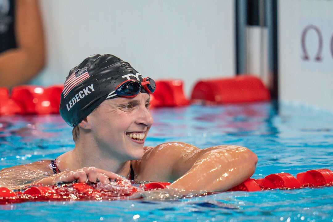 1500 Free World Record Holders Katie Ledecky, Bobby Finke Race Head-to-Head in St. Petersburg