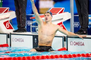 Watch: Marchand Dominates Men’s 400 IM In Front of Home Crowd (Day 2 Race Videos)