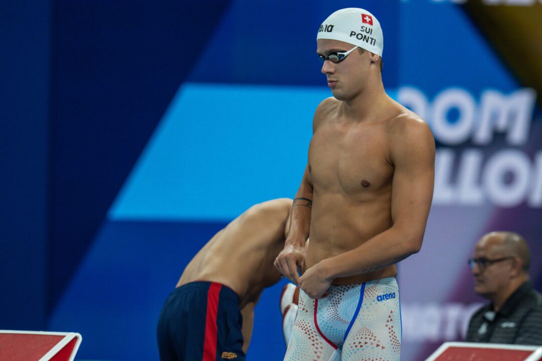 Noe Ponti Earns $70,000 From 64.28 Seconds Of Swimming Through Day 2 Of SC World Championships