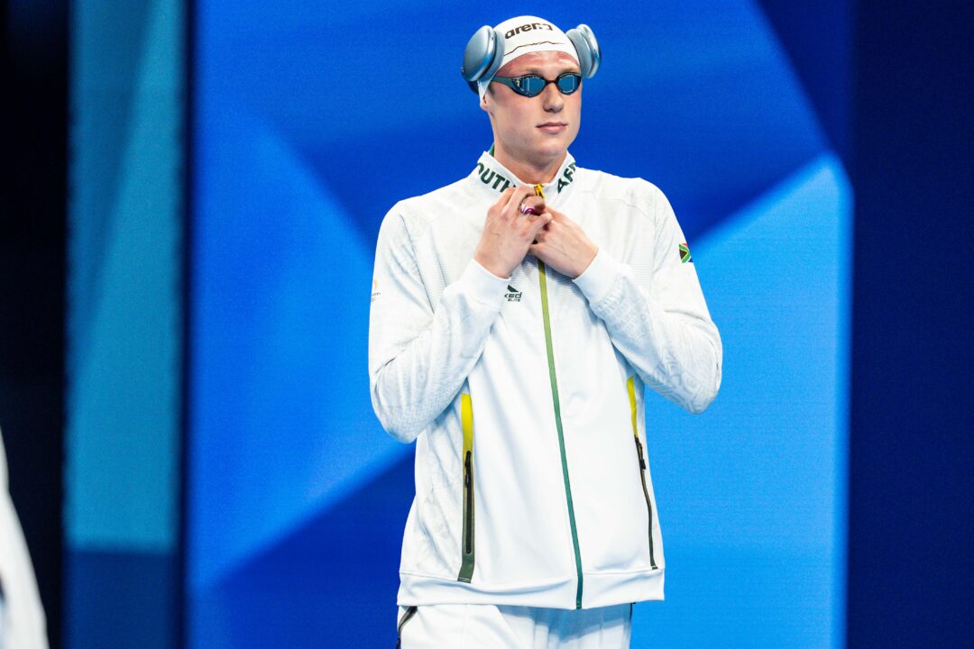 Pieter Coetze Breaks His Second African Record At The World Cup With 22.80 50 Backstroke