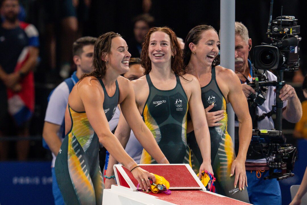 Anteprime Singapore 2025–4×200 Stile Libero Femminile: Australia Guida Il Triangolo D’Oro