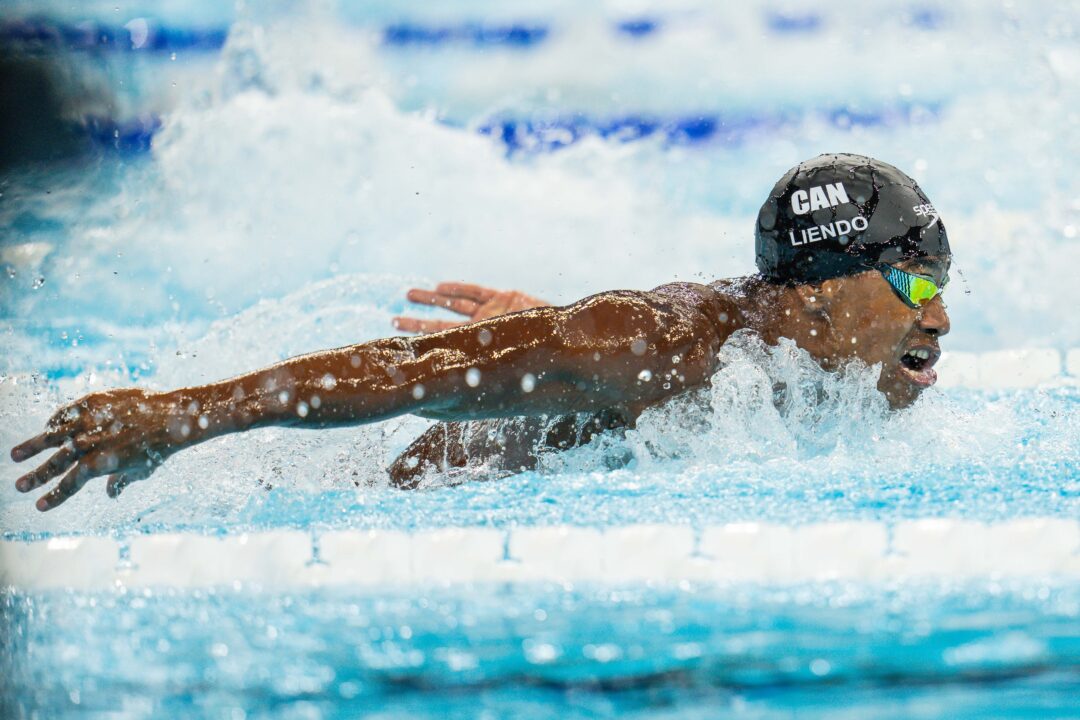 Josh Liendo Clocks 49.99 100 Fly Canadian Record, Becomes #5 Performer Of All-Time