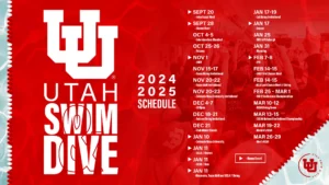 Utah Swim & Dive Reveals 2024–2025 Schedule