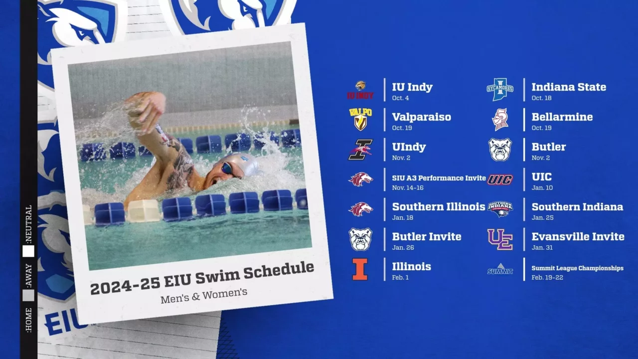 EIU Swimming Releases 2024-2025 Season Schedule