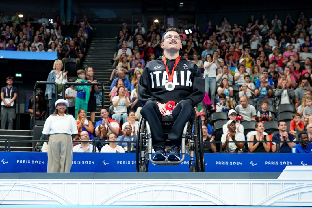 Francesco Bettella Apre Il Day3 Ai Mondiali Di Nuoto Paralimpico: Argento Nei 100 Dorso S1