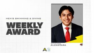 Gardner-Webb’s Santiago Alcantara Named ASUN Men’s Swimmer of the Week