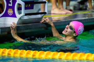 Jere Hribar Breaks 14-Year-Old Michael Phelps Pool Record In Quad Meet At Navy