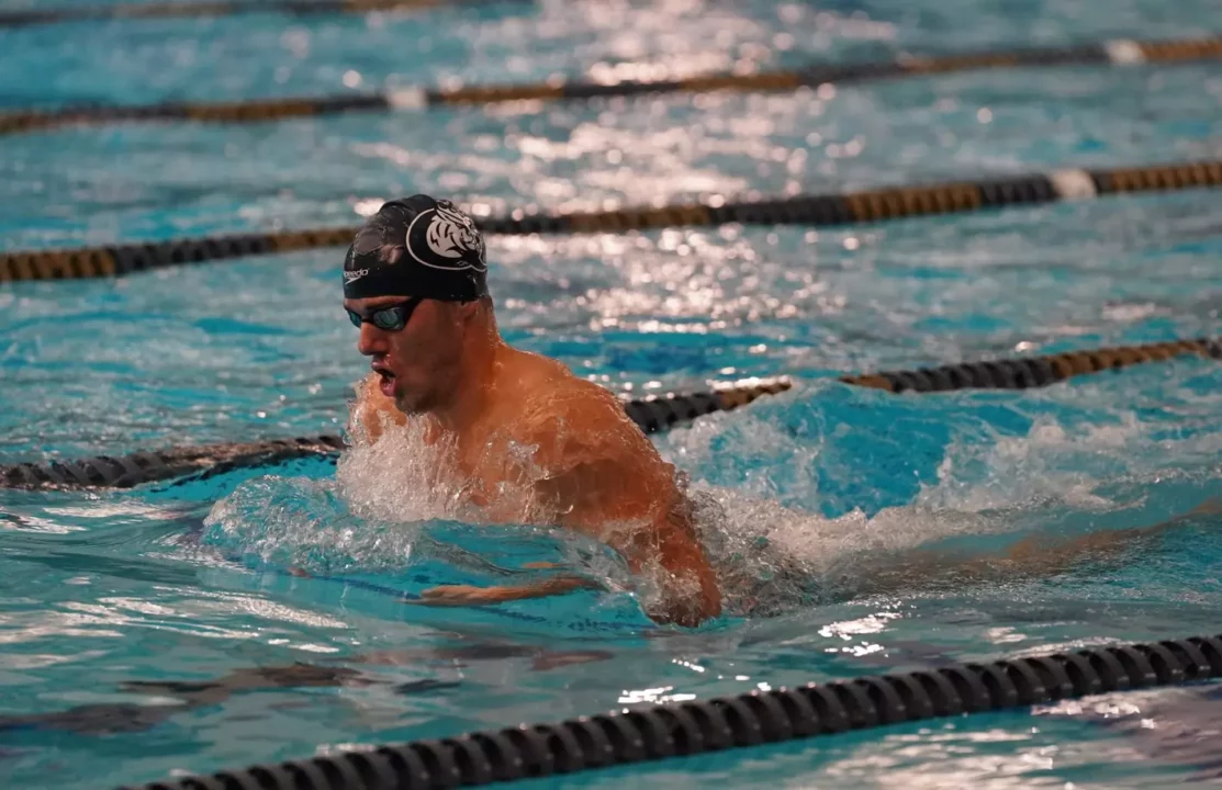 Queens Men Swim Past Emory As Women’s Teams Race To Tie In Charlotte