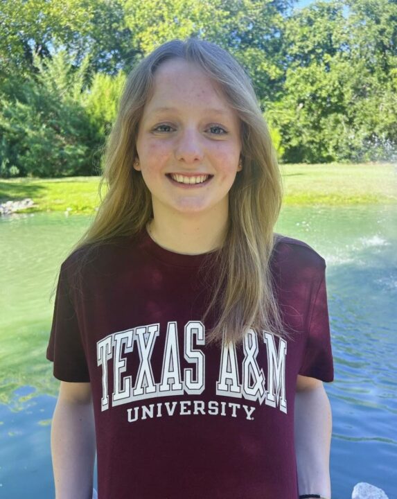 Texas A&M Gets Verbal from In-state Breaststroker Ella McWhorter (2026)