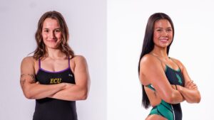 ECU’s Sara Kalawska, North Texas’ Kamryn Wong Earn AAC Weekly Swim & Dive Awards