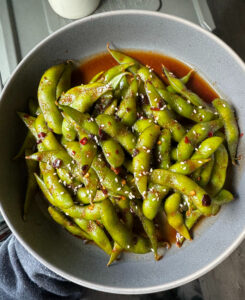 The Hungry Swimmer: Spicy Edamame