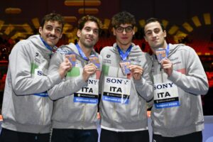 La 4×200 Maschile Ancora Bronzo Mondiale Con Record Italiano: Le Dichiarazioni Degli Azzurri