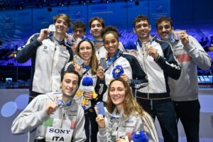 2024 SC Worlds Medal Table: Italy Earns First Gold Medal In Budapest With Mixed 4×50 Free Win