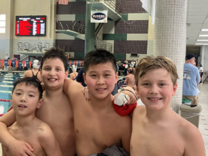 Rockville-Montgomery 10 & Under Boys swim past NAG 200 Free Relay mark