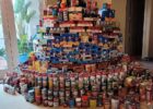 Wolverine Aquatics Club Donates More Than 2100 Cans for the Holidays