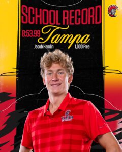 Tampa’s Jacob Hamlin Completes Distance Trifecta With Another NCAA D2 Record