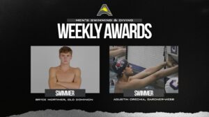 Gardner-Webb and ODU Claim ASUN Men’s Swimming & Diving Weekly Awards