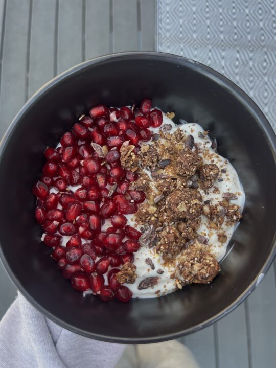 The Hungry Swimmer: Winter Yogurt Bowl