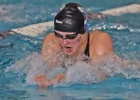 Kenyon’s Jennah Fadely Breaks NCAA D3 Record in the 100 Breaststroke in Tri Meet