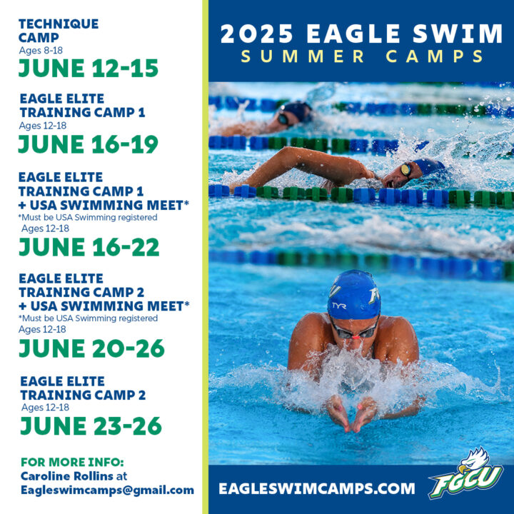 2025 Eagle Swim Summer Camps @ Florida Gulf Coast University – Sign Up Today